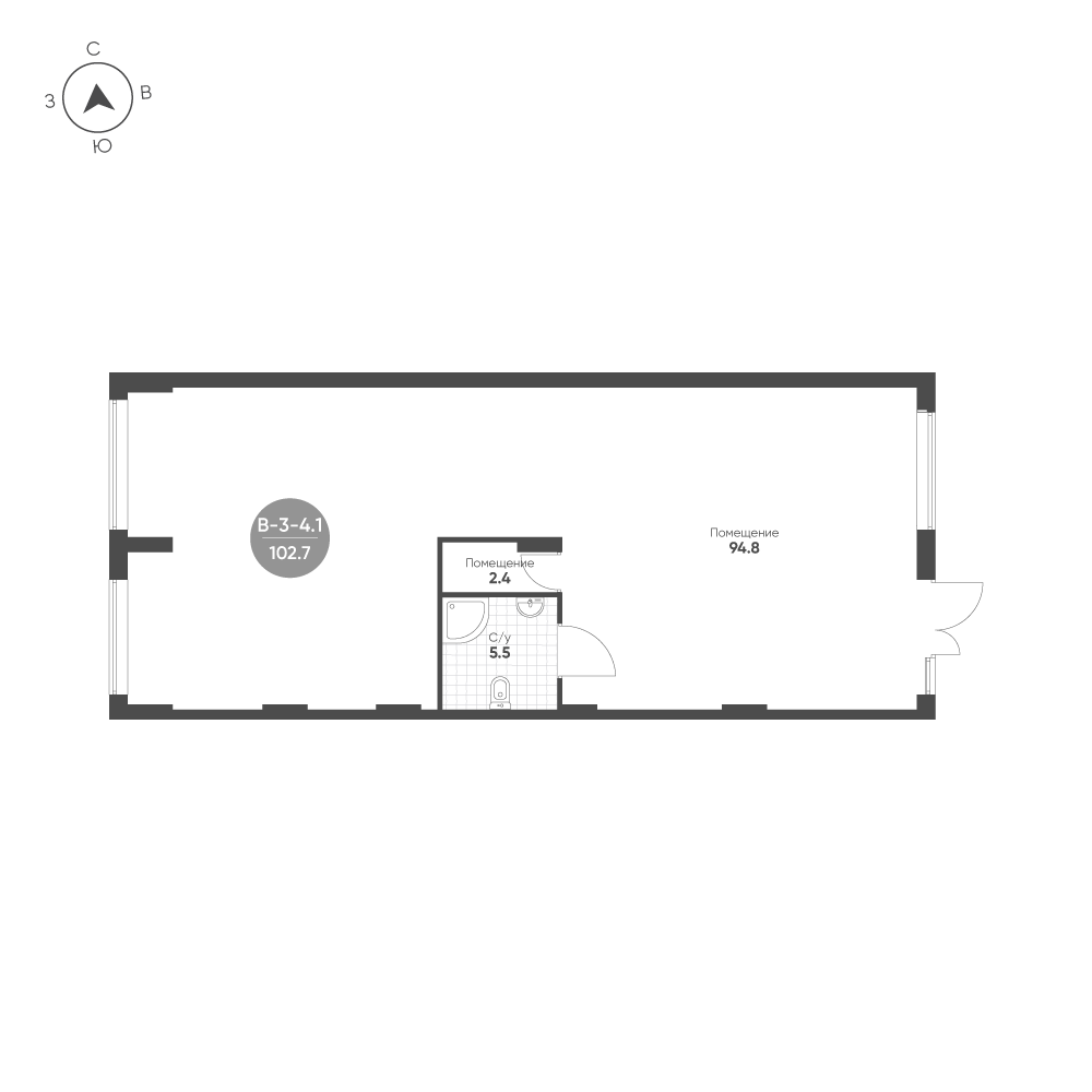 План с мебелью