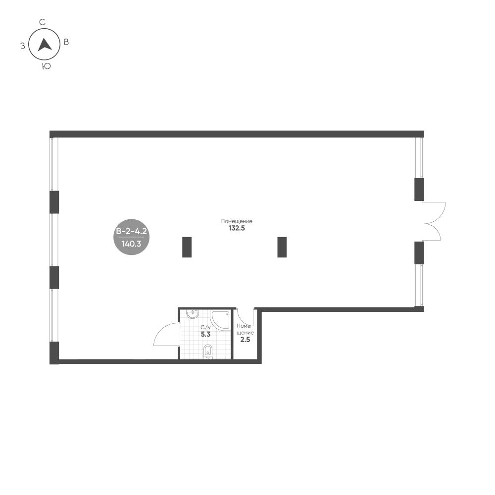 План с мебелью